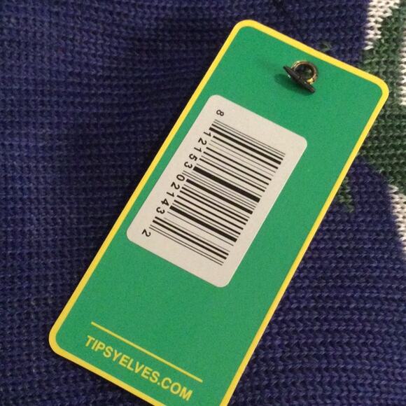 NWT Ugly Christmas Sweater Santa/Sleigh/Reindeer themed L - Picture 6 of 6